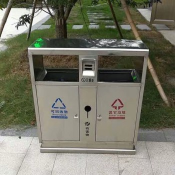 四川成都市政分类垃圾桶小区室外垃圾箱景区果皮箱