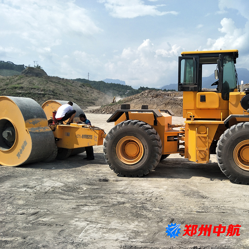 珠海市梅花碾 冲击压路机冲击碾郑州中航冲击压实机冲击碾压机价格好品牌