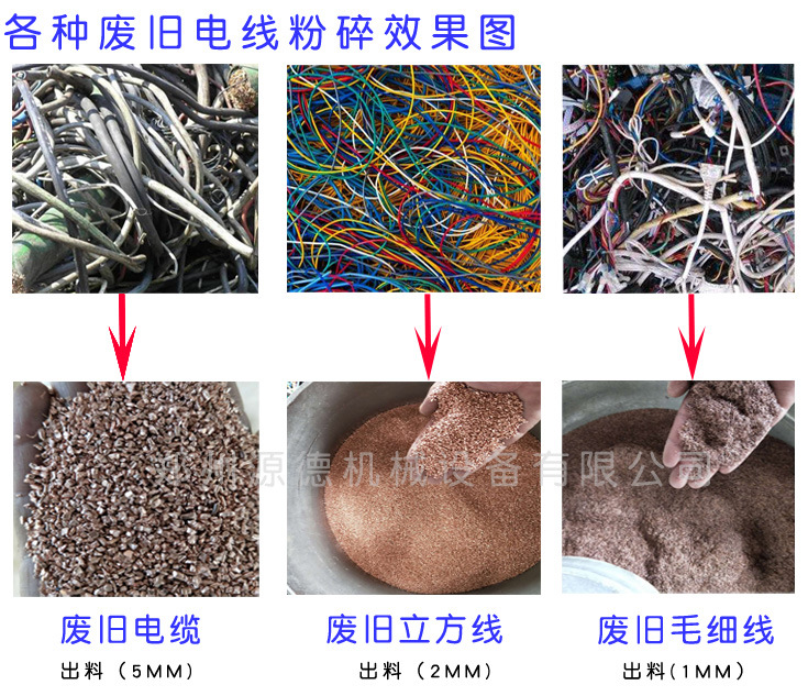 2019厂家新品热销 干式铜米机 电话铜线分离设备  网线处理设备  废旧电缆处理设备示例图10