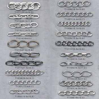 专业铁链条生产厂家，供应铁磨链，侧身链，O字链，波珠链