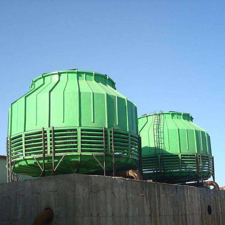 玻璃钢冷却塔小型圆型冷却水塔凉水塔方型10/200冷却塔厂家