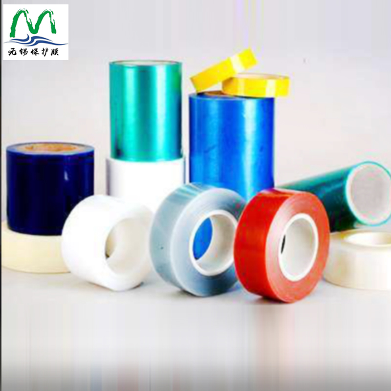 PE蓝色保护膜防静电保护膜 保护膜中高低粘防刮花金属不锈钢板