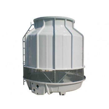 定制圆形玻璃钢冷却塔 低噪音工业型冷却水塔 逆流型湿式凉水塔
