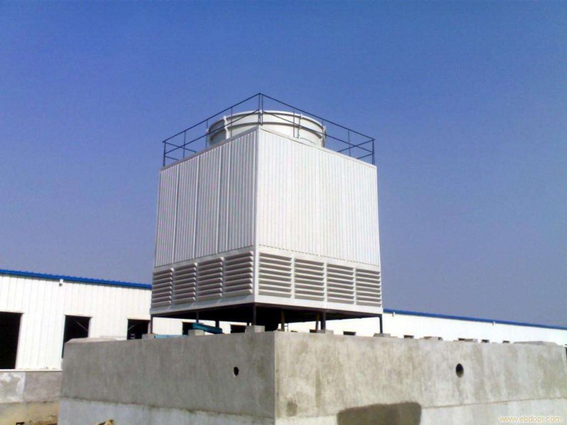 厂家直销玻璃钢冷却塔 大型工业降温水冷塔 定制方形冷水塔