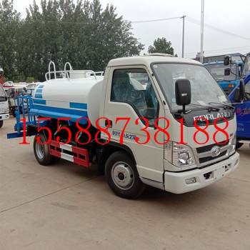 蓝牌5立方绿化洒水车环卫喷洒车工地除尘雾炮洒水车