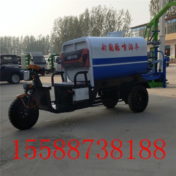 电动洒水车厂家多功能电动雾炮洒水车洒水三轮洒水车