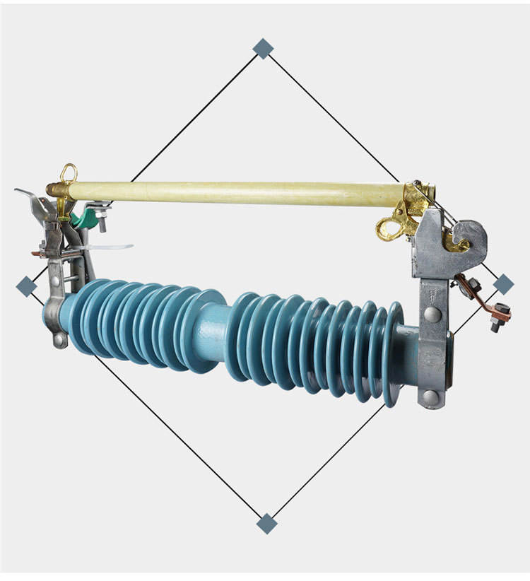 华册电气 PRWG2-35KV/100A 户外跌落式熔断器 令克 开关 35KV跌落开关 厂家直销示例图5