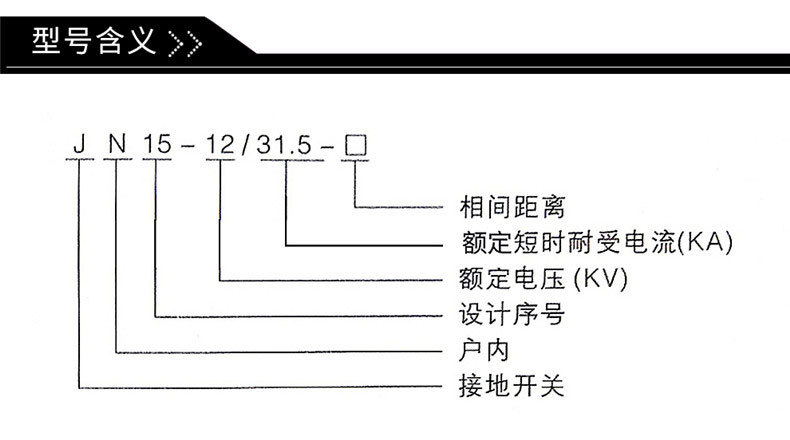 厂家直销 10KV高压户内接地开关 JN15-12/31.5-210 高压接地开关 接地刀 10KV接地开关示例图3