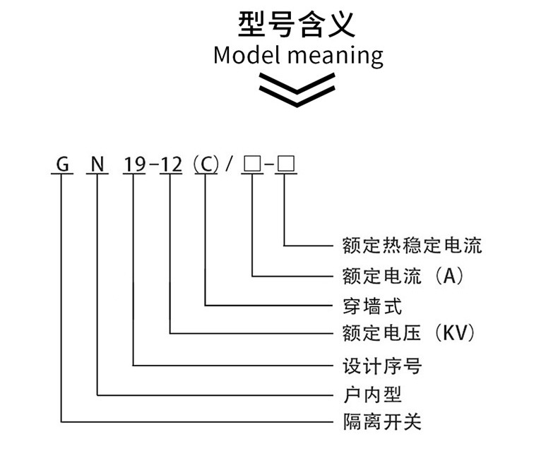 厂家直销 10KV户内开关 GN19-12/400/630A 柜内开关刀闸 隔离开关，高压隔离开关示例图3