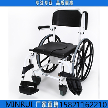 洗澡轮椅坐便轮椅防水防锈不生锈浴室多功能轮椅