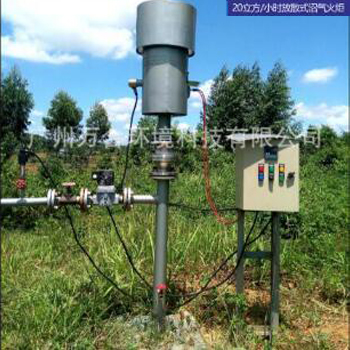 20方沼气火炬外燃式 环保设备用于养殖场污水处理