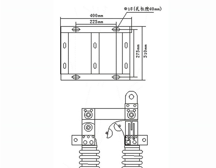 华册 HR20-500V-0.5KV/630A 户外低压刀熔开关 低压隔离开关 变压器低压开关 直销示例图10