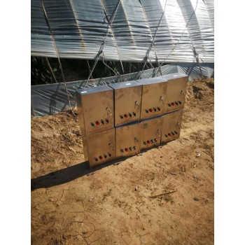 内蒙古蔬菜种植大棚自动智能温室放风卷帘棉被控制放风机