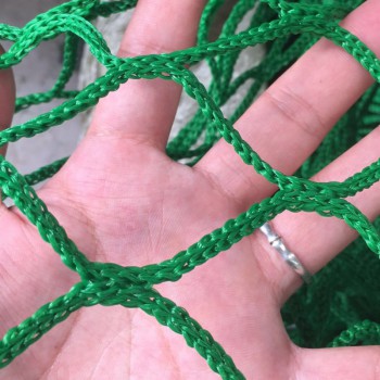 聚乙烯养殖网彩色有结网滑雪场地围网编织绳网淘气堡安全网防护网