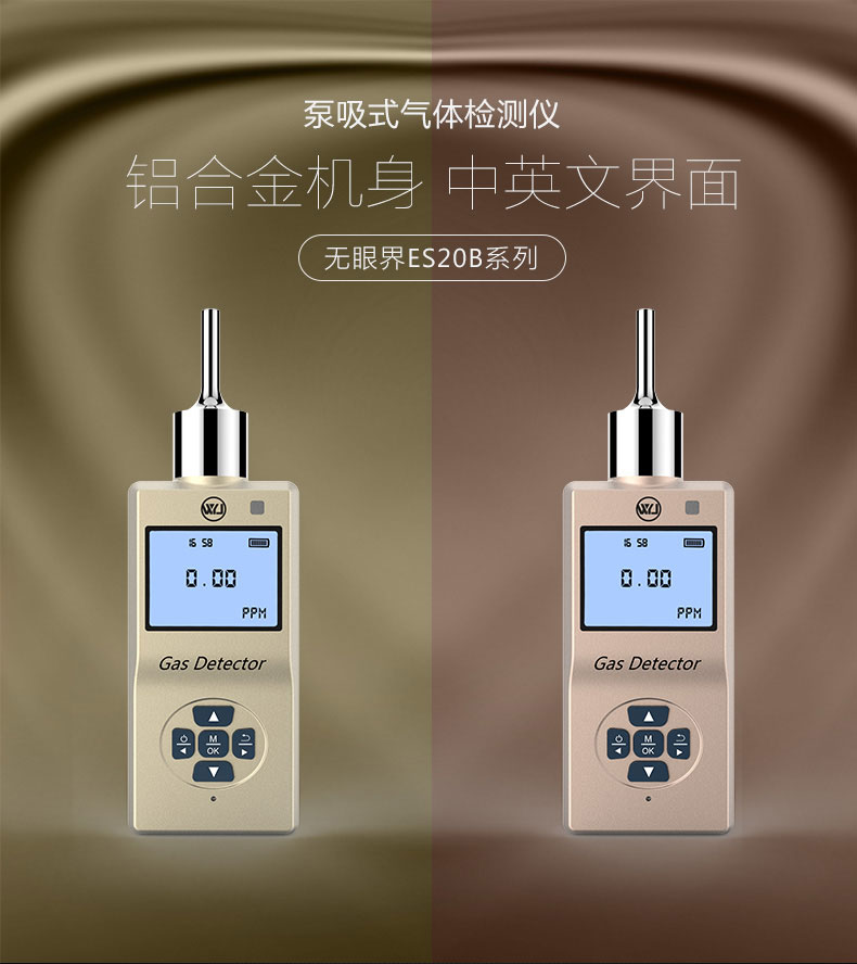 泵吸式氧气检测报警仪01