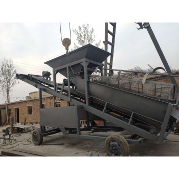 移动式筛沙机_50型移动筛沙机