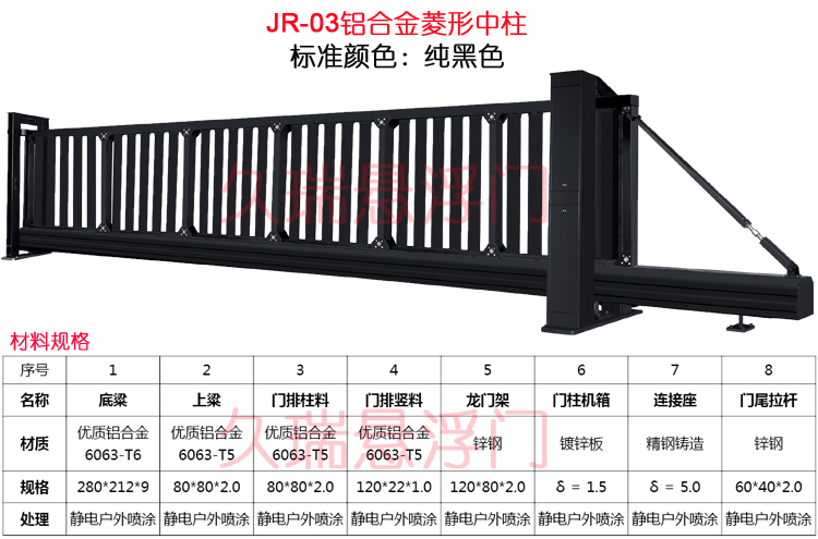 JR-03铝合金菱形中柱