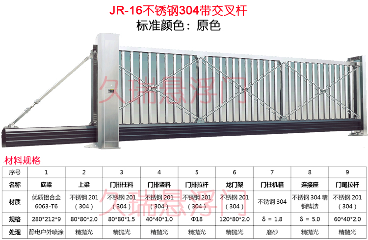 JR-16不锈钢304带交叉杆