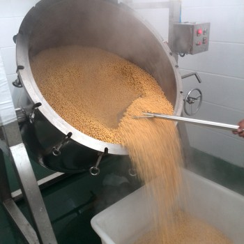 煮豆子机 黄小豆蒸煮锅 纳豆专用蒸豆机器 纳豆生产线