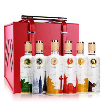 五粮国宾酒彩装版套酒52度500ml*6 浓香型收藏白酒