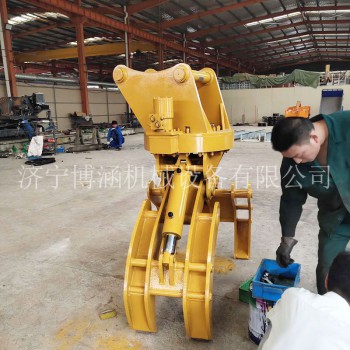 小型抓木器生产厂家 旋转抓木器 4+3废铁废料液压抓头