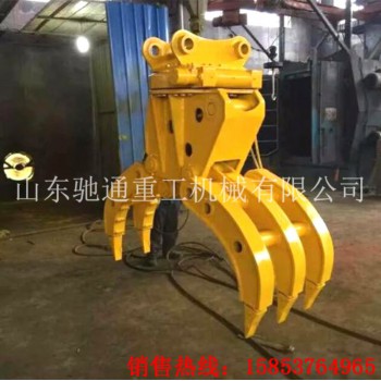 液压抓木器价格图片 360度旋转抓木器 大小木头夹木器