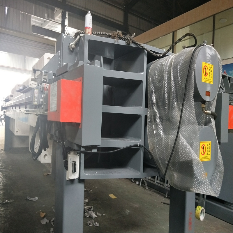 400 1500 auto filter press with double cylinder