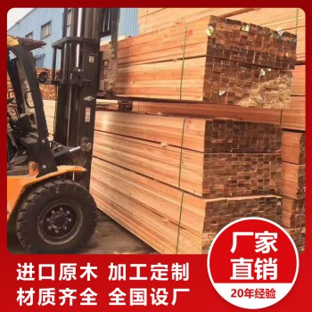 沪兴木业工程方木铁杉价格表杉木建筑木方各种规格定制