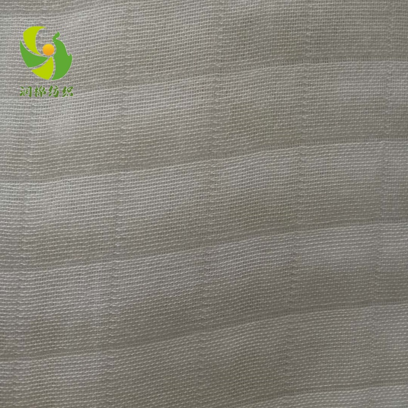 竹纤维棉方格纱布8
