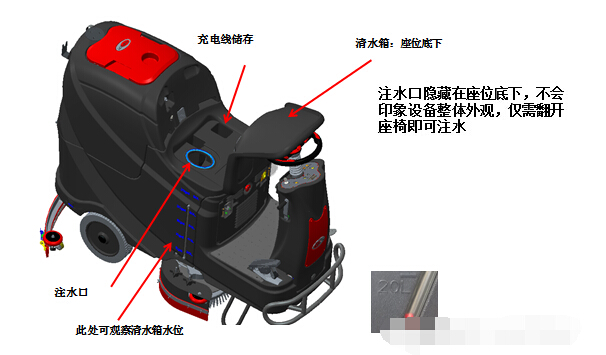 VIPER威霸AS710R驾驶式洗地机