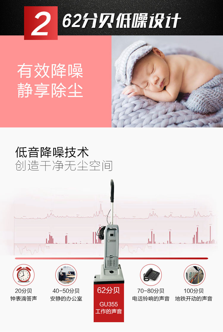 丹麦力奇先进GU355-dual直立式吸尘器 力奇Nilfisk吸尘器