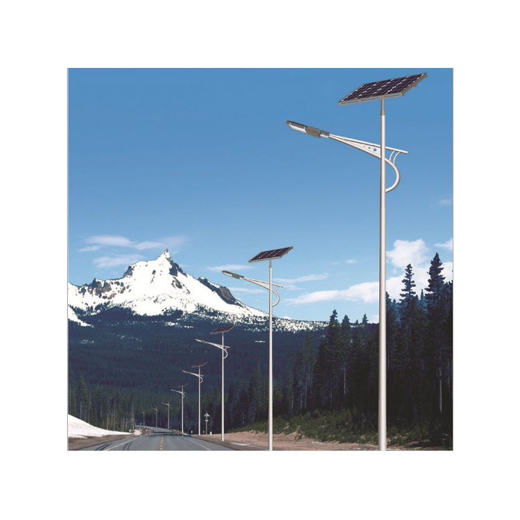 太阳能路灯生产厂家  6-8米路灯灯杆 防锈路灯杆