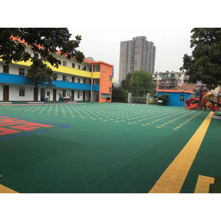 福建省龙岩市厂家专供悬浮地垫 幼儿园悬浮拼装地板 运动地板
