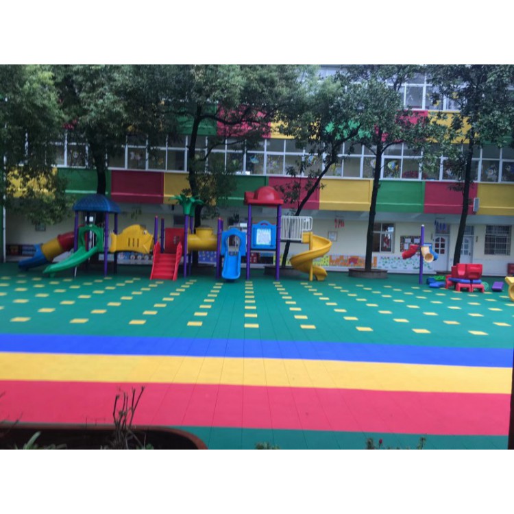 福建省南平市厂家直销幼儿园悬浮拼装地板 篮球场悬浮地板