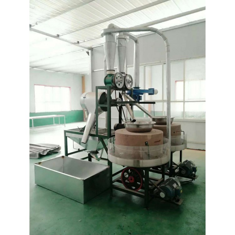生产直销五谷杂粮石磨面粉机械  纯天然环保石磨面粉机