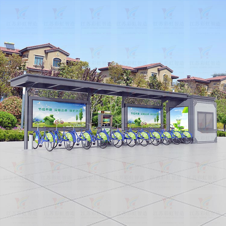 自行车棚 公共自行车租赁系统专业生产厂家 2019新款定制款
