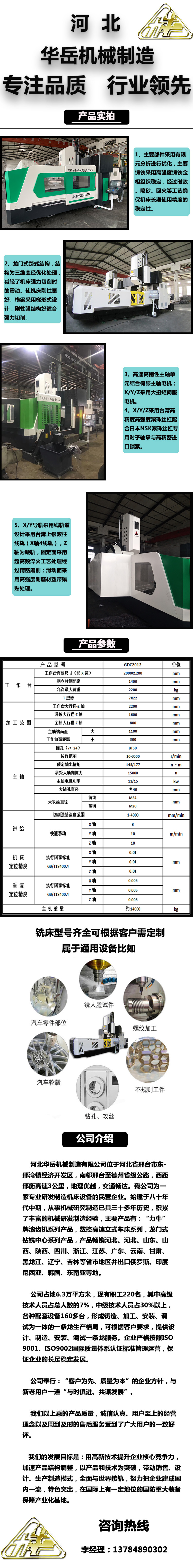 龙门铣床长图制作