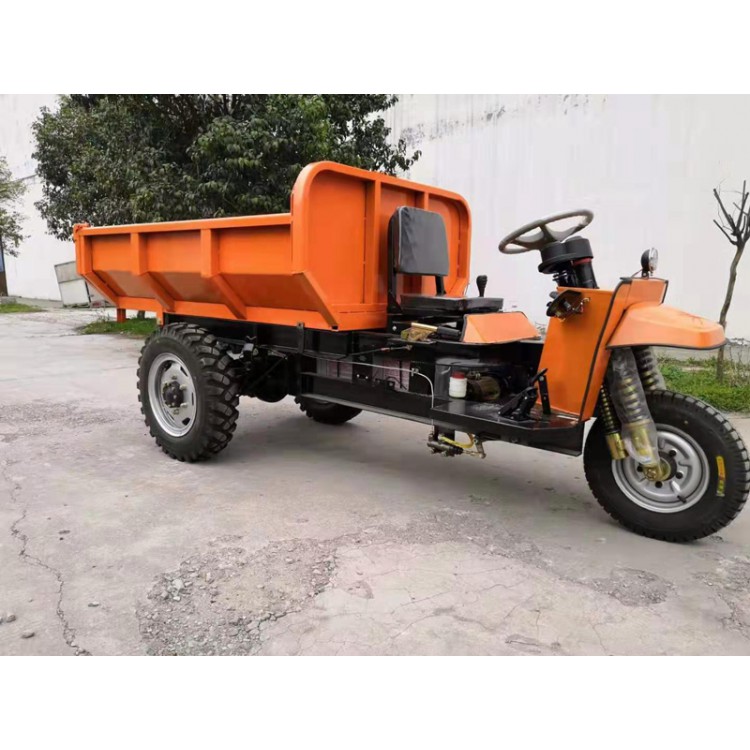 矿用电动三轮车 2吨电动工程自卸三轮车