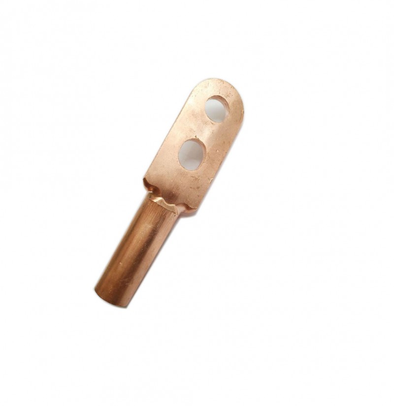 创联线夹 铜接线端子 双孔铜鼻子