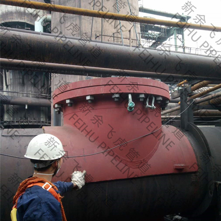 高炉煤气管道D1220隐患治理(带压封堵、开孔)