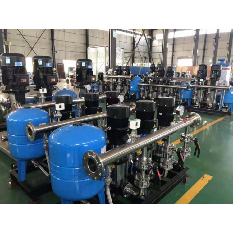 供水机组-不锈钢多级泵管道 法兰连接 厂家来图定制