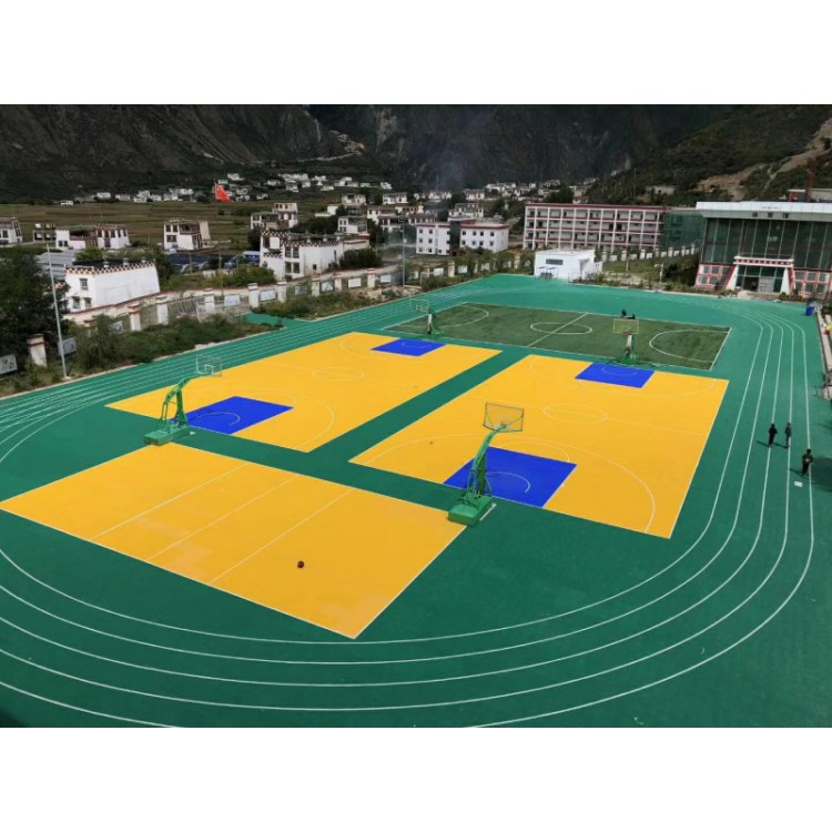 室外幼儿园操场悬浮地垫 运动地板 篮球场地板 防滑地垫