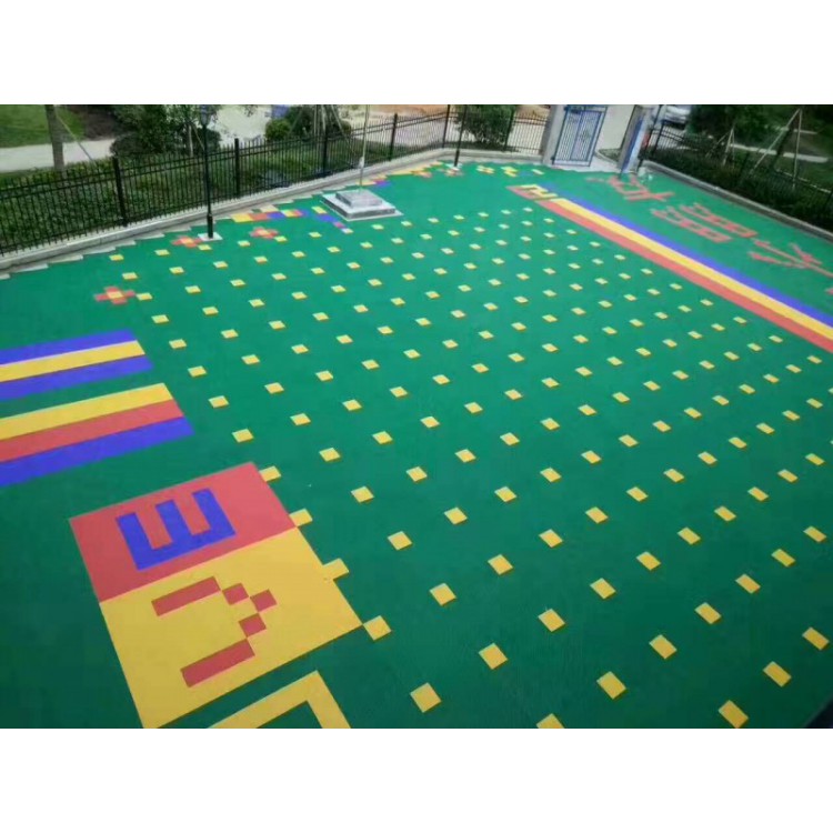 悬浮地板 幼儿园室外塑料防滑地垫 篮球运动场地悬浮式拼装地板