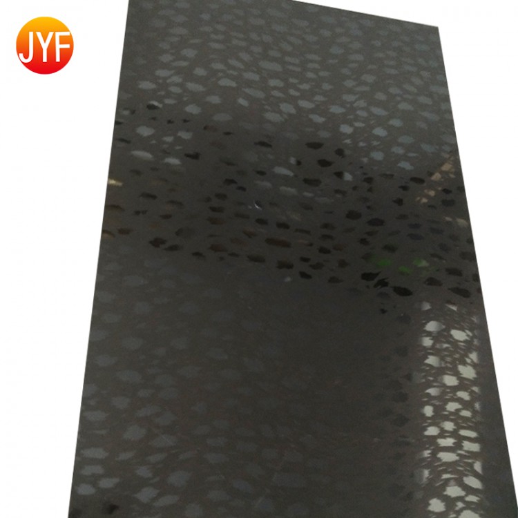 佛山不锈钢黑钛板 不锈钢蚀刻板定制 蚀刻不锈钢电梯板 装饰板