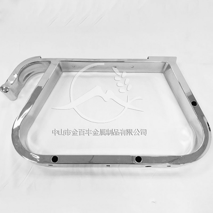 专业生产办公转椅配件 电镀扶手弓形架办公椅底座 F-050