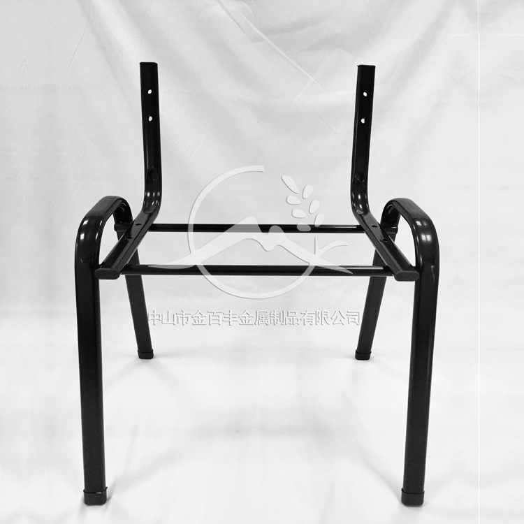 专业生产办公转椅配件 弓形椅架电镀扶手办公椅底座 G-021