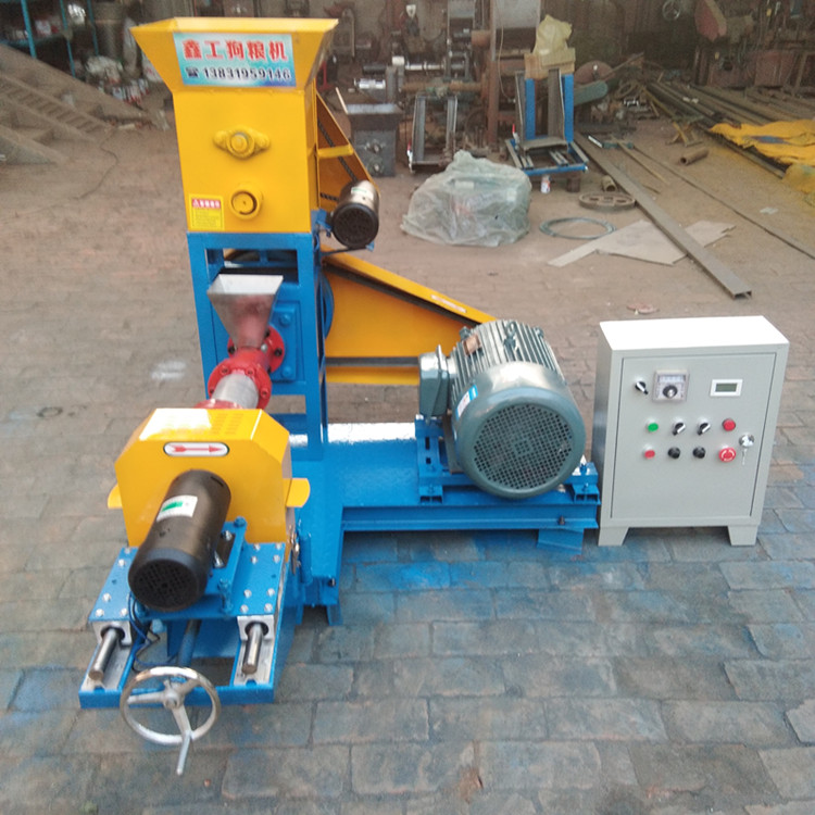 饲料膨化机原理 小型膨化饲料视频 狗粮机生产厂家