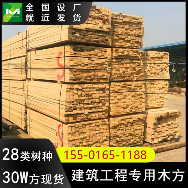 杭州市 建筑木方 花旗松板材价格
