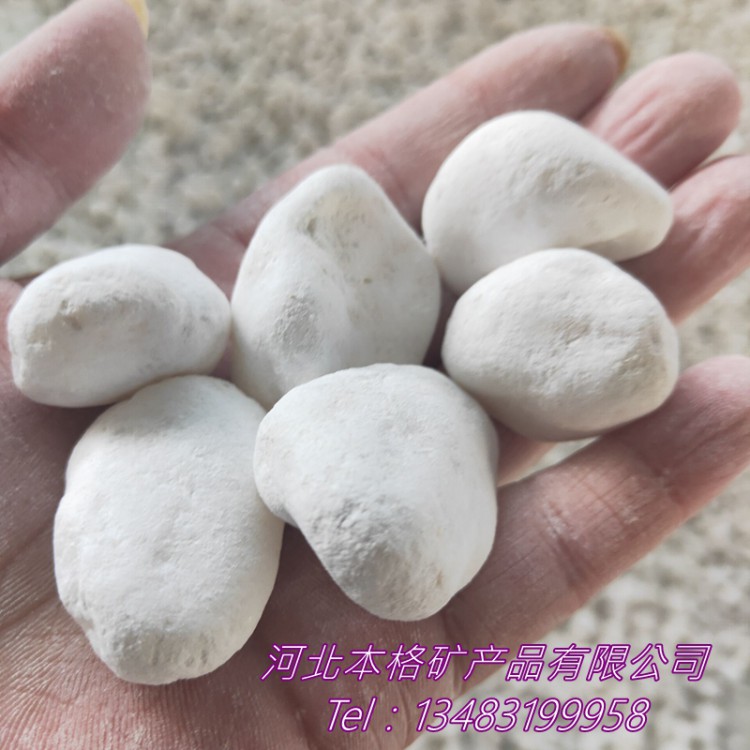 白色鹅卵石厂家 园艺盆栽白色石子 汉白玉碎石 汉白玉小石头