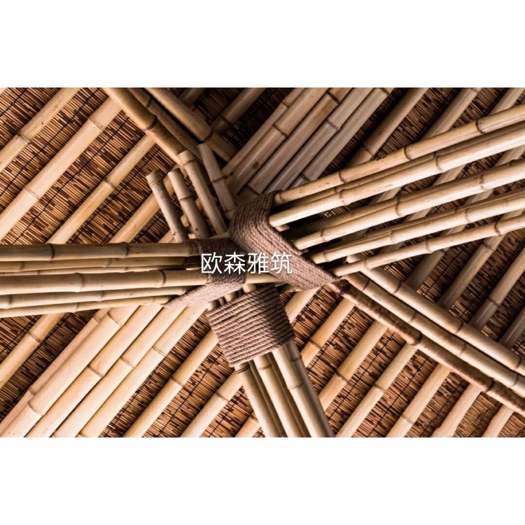 专业制作异形竹钢施工，异形竹艺长廊，水上小船竹屋，竹艺装饰